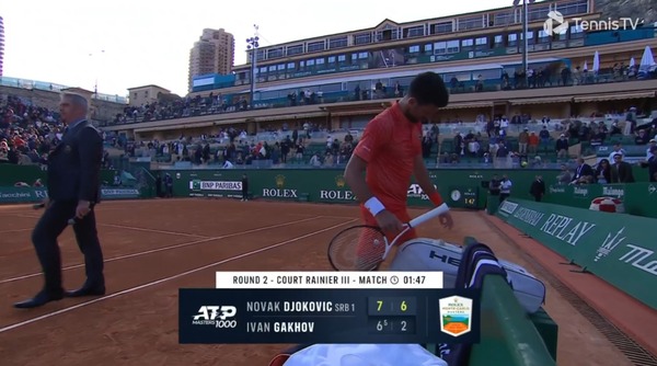 ジョコビッチがガホフに勝利し無事モンテカルロ初戦突破！！