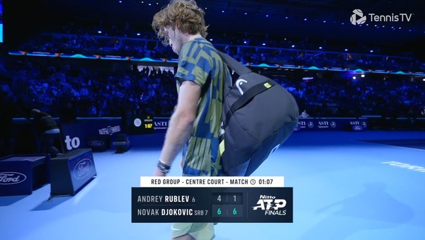 ジョコビッチがルブレフ下し2勝目！ツアーファイナルズベスト4へ！