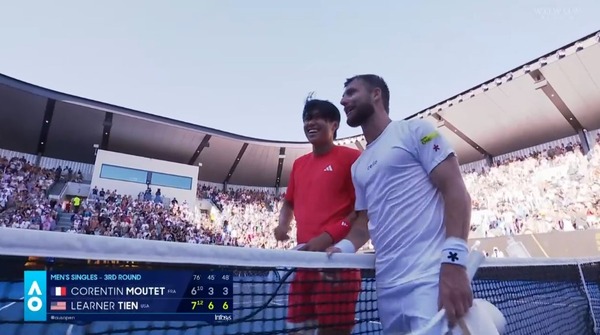 19歳ティエンがムーテ下し全豪ベスト16へ！！2005年ナダル以来の快挙！！