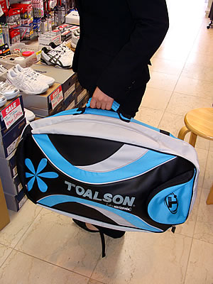 トアルソン・ラケットバッグ : テニスショップ裏日記