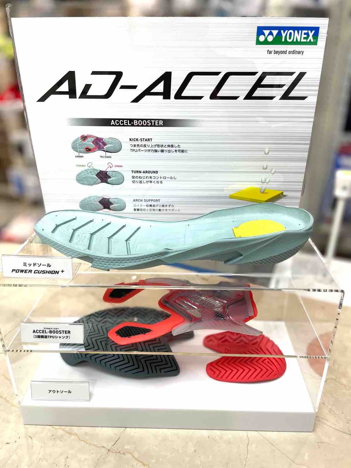 POWER CUSHION AD-ACCEL : テニスショップ裏日記
