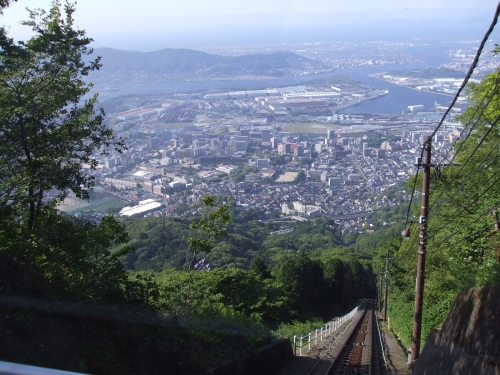 まめまめしく行こう！！ : 皿倉山 帆柱ケーブルカー（八幡東区）