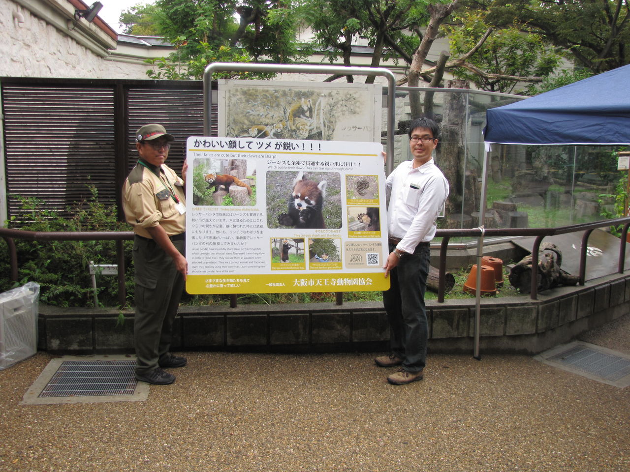 新しい動物看板が設置されました 天王寺動物園スタッフブログ