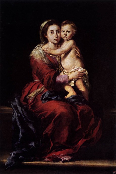 La Virgen del Rosario (1650～1655)
