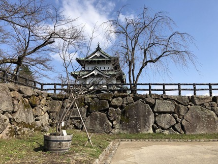 二の丸から弘前城