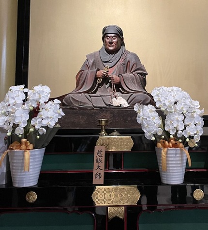 2024.5.8 天海僧正坐像（輪王寺の護摩堂）