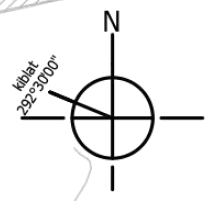kiblat方位図
