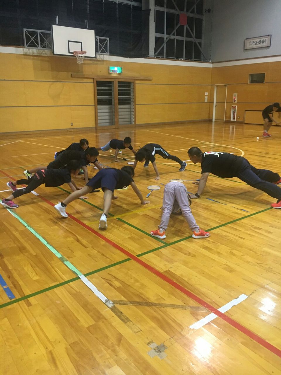 バドミントントレーニング 天童市スキースポーツ少年団 バドミントントレーニング 天童市スキースポーツ少年団