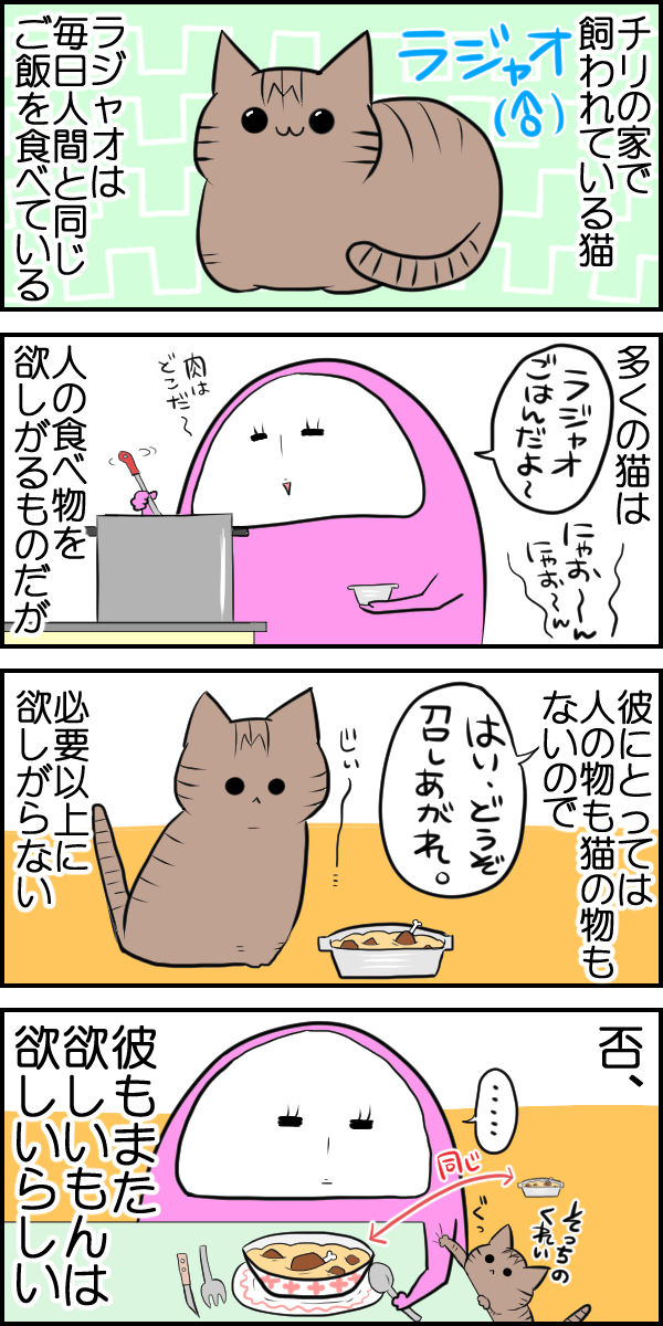4コマ 欲しがる猫の謎 デブでオタクで独身だけど猫がいる 4コマ 欲しがる猫の謎 デブでオタクで独身だけど猫がいる