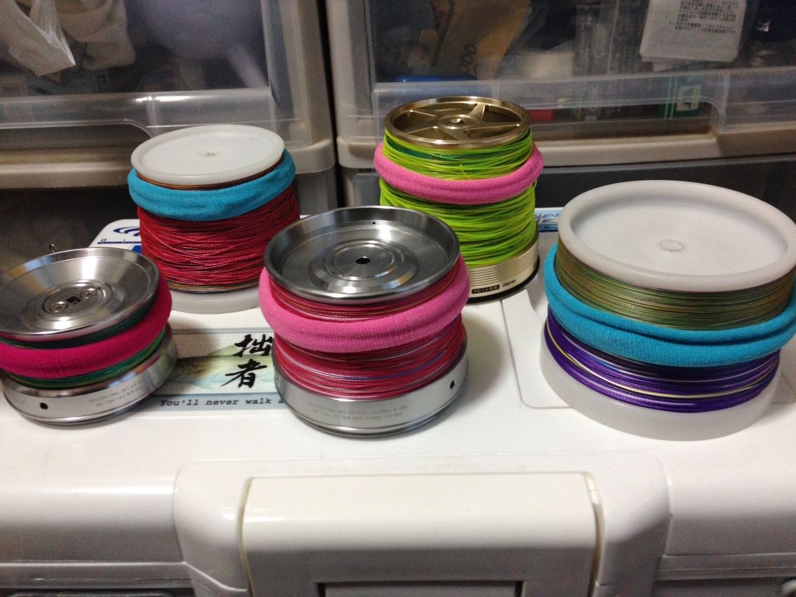 イチ押しスプール糸止めゴムバンド ティワンのちょこっと投げキス 釣り日記