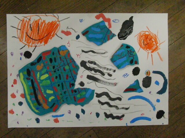 図工 ２年生 ふしぎなたまご 寺地小のblog