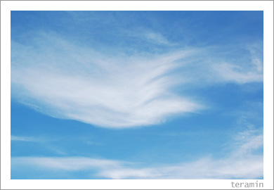 青い空と白い雲と2