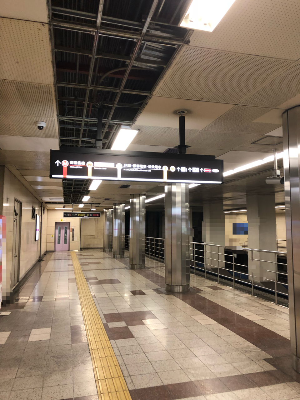 大阪メトロ谷町線の天王寺駅のホームの案内板は 寺りんの乗り物大好きblog 大阪メトロ谷町線の天王寺駅のホームの案内板は 寺りんの乗り物大好きblog