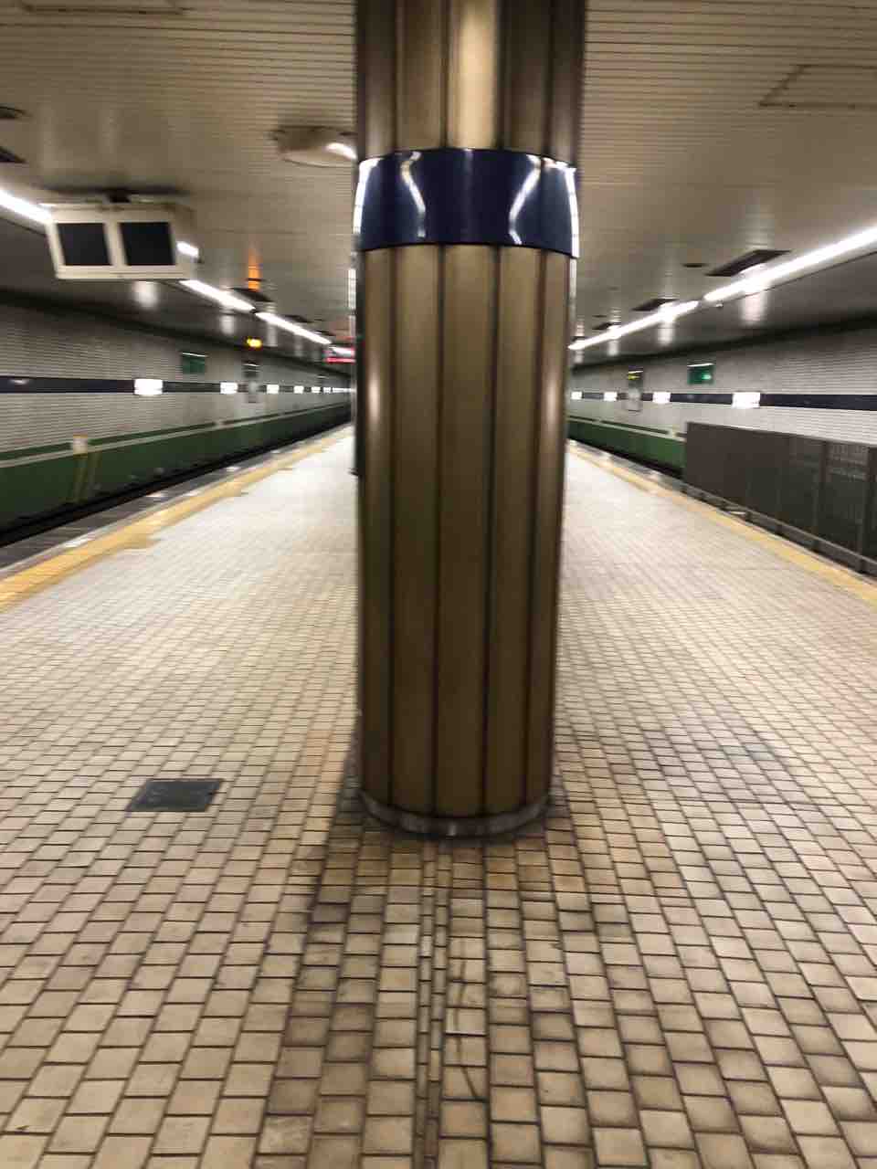 大阪メトロ谷町線の出戸駅のホームです 寺りんの鉄道 バスネタblog