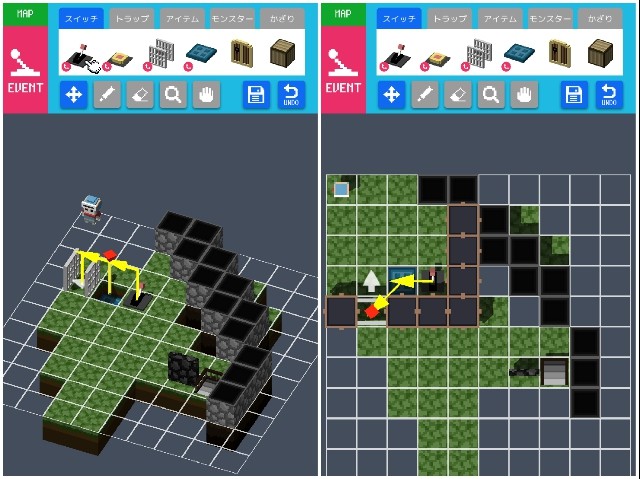 ボクセルのパズルrpgを作って遊べるゲーム ブロッククエスト メーカー 18年発売