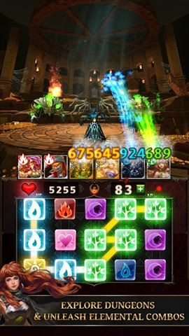 Dungeon Gems ゲームロフトからついにパズドラ系ゲーム登場