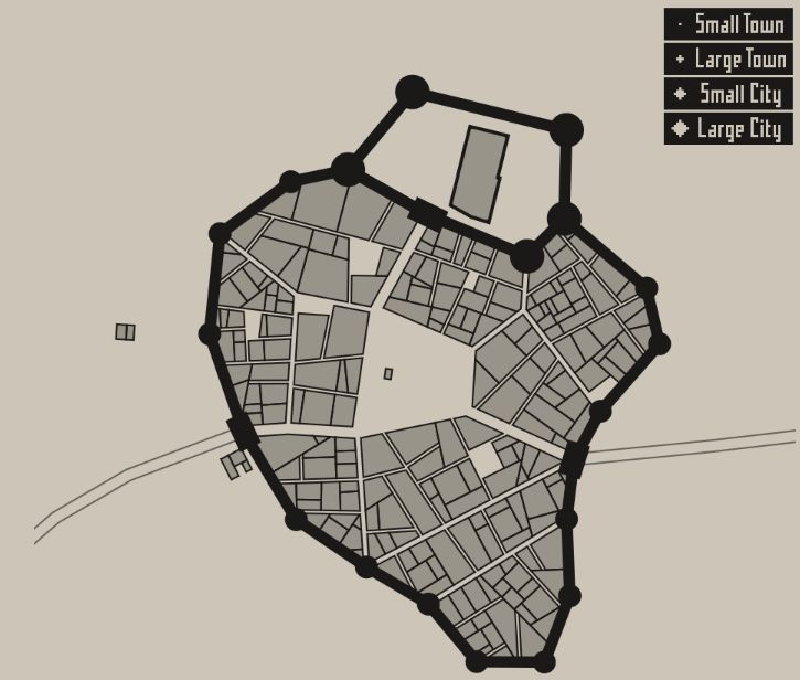 ゲームにそのまま使えそう 中世都市マップを自動生成する Medieval Fantasy City Generator が誕生