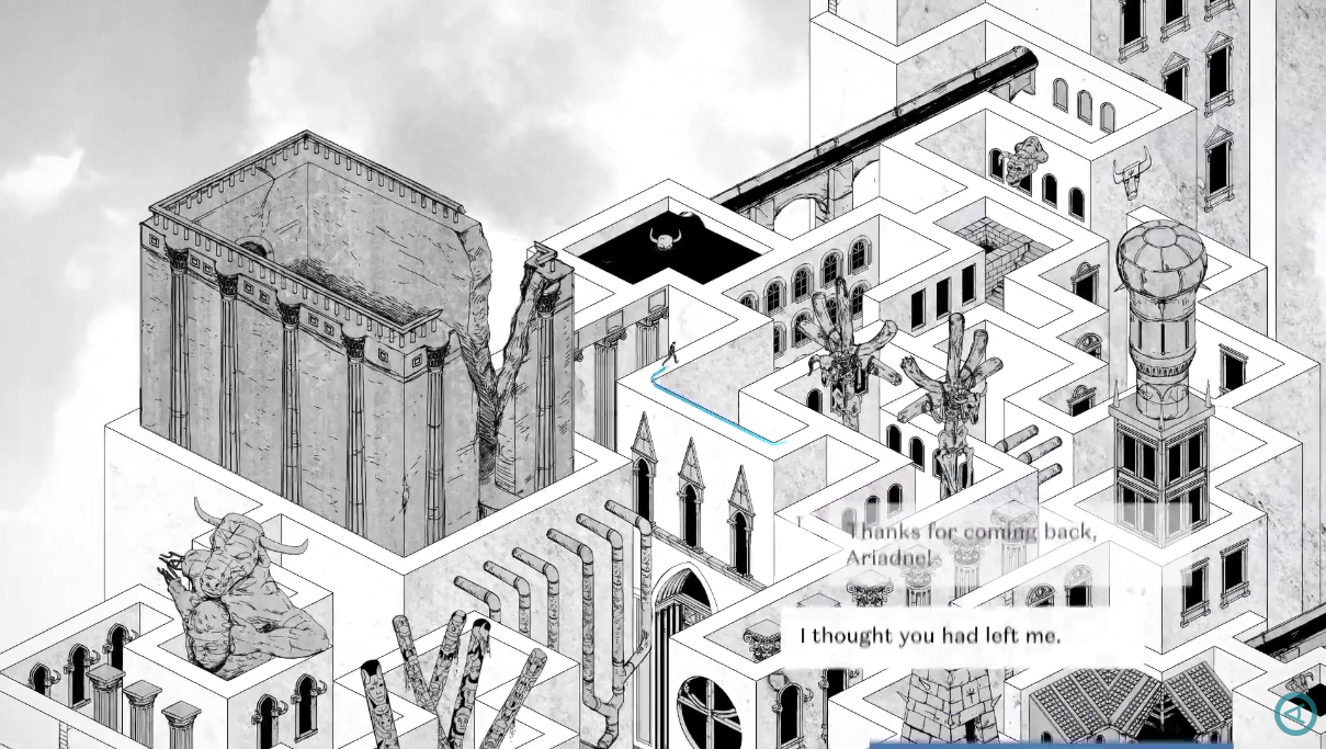 ギリシア神話ミノタウロスの迷宮をモチーフにしたゲーム Unmaze 発表 スマホの光センサーで2つの迷路を行き来する意欲作の模様 ギリシア神話ミノタウロスの迷宮をモチーフにしたゲーム Unmaze 発表 スマホの光センサーで2つの迷路を行き来する意欲作の模様