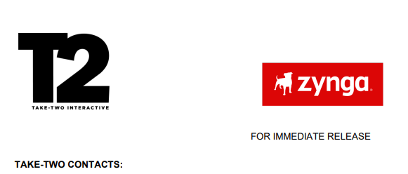 テイクツーがソシャゲ大手zyngaの買収 を発表 スマホゲームはzyngaに統合され Gtaやレッドデットリデンプション シヴィリゼーションなどのソシャゲが制作も視野に