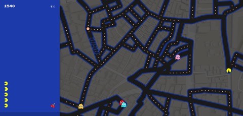 Google マップにパックマンで遊ぶ機能追加 Ingressもパックマン仕様に Google マップにパックマンで遊ぶ機能追加 Ingressもパックマン仕様に