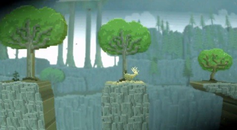 The Deer God ドット絵と3dグラフィックが融合した芸術的ゲームが開発中