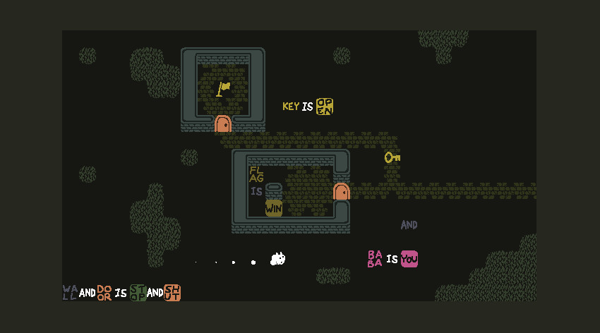 ゲームのルールを書き換えて解くパズル Baba Is You Ios Androidに登場 奇想天外なルールを考え出して ゲームをめちゃくちゃにして 攻略しよう