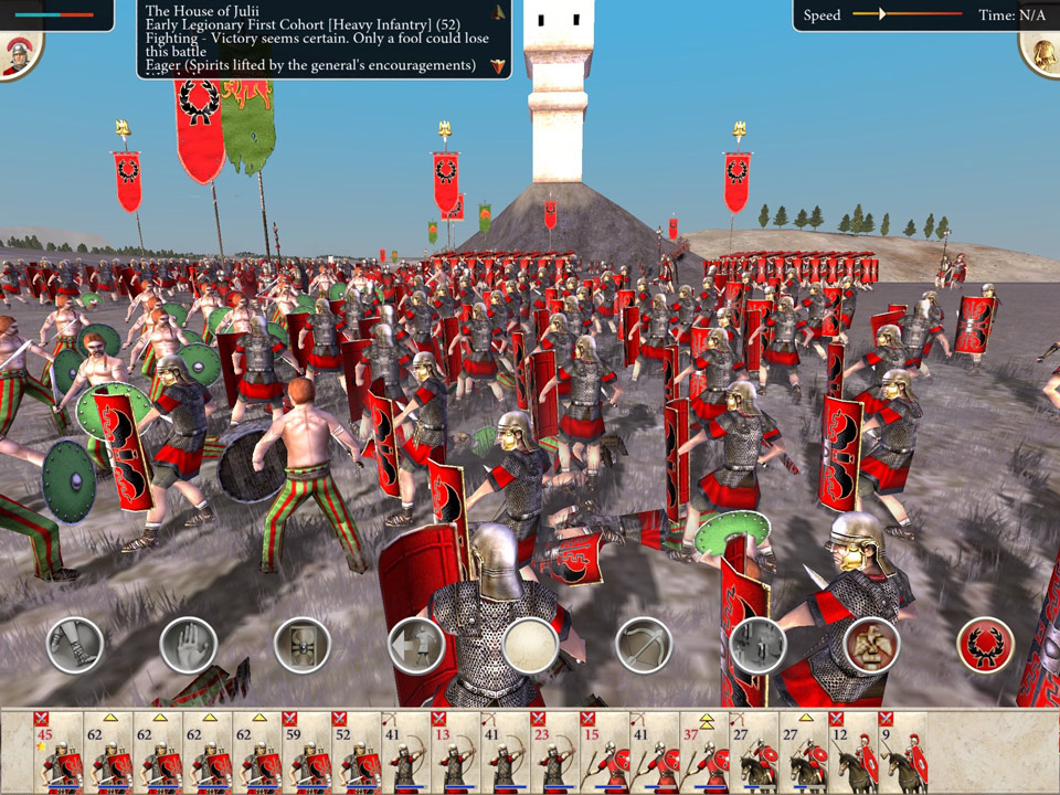 何千もの軍隊を指揮して戦う迫力の戦術ゲーム Rome Total War がipadに今秋登場