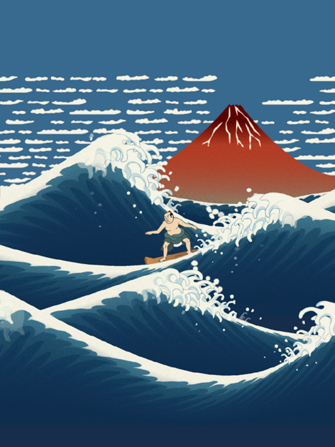 葛飾北斎の絵がそのまま動く Ukiyowave 浮世ウェイブ 作者インタビュー 目指すは みんな知っていて 誰も見たことがない ゲーム 選りすぐりbitsummit