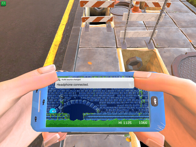 歩きスマホした距離を競うゲーム Double Dodgers レビュー スマホゲームを遊ぶ 道を歩く 両方やらなきゃいけないのが 以下略