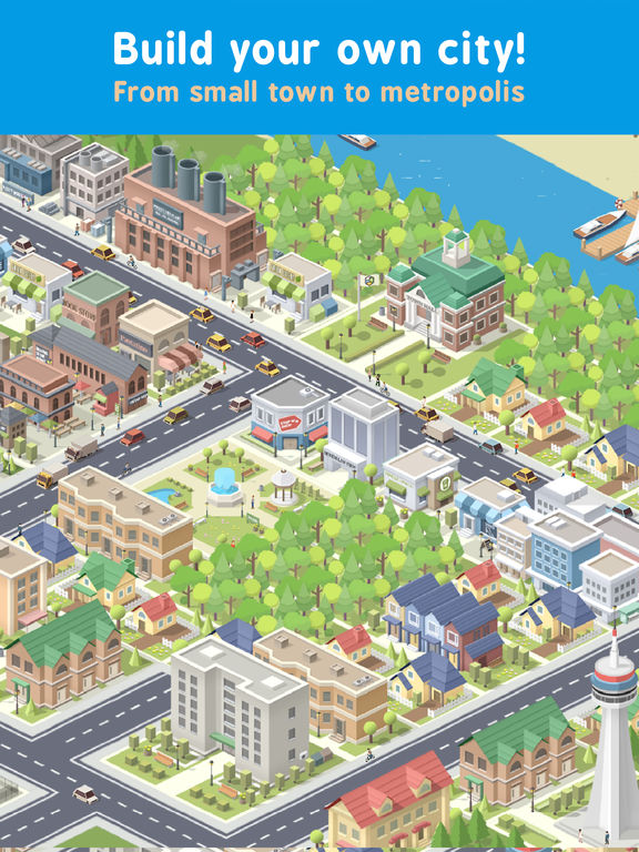 待望の シムシティ 系の買い切り街づくりゲーム Pocket City Iosとandroid向けにリリース スマホで遊びやすい見事な作り