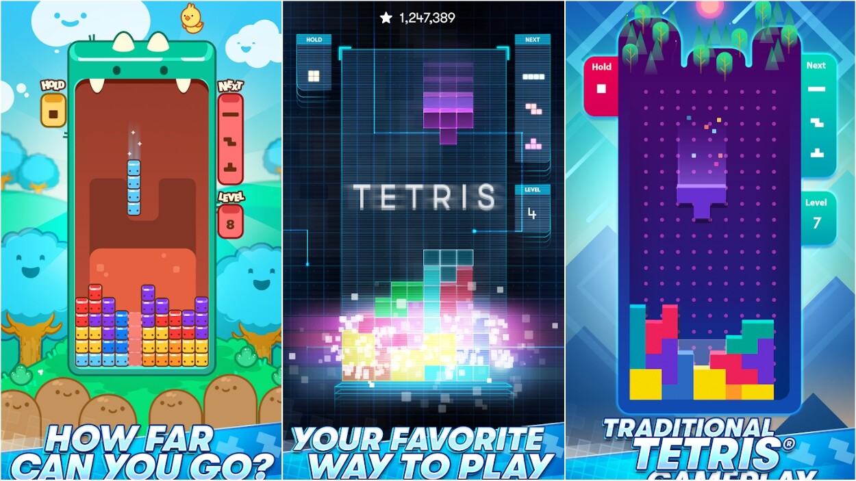Ios Android向けに新しい Tetris のアプリが配信開始 ゲームボーイ風やポップなどのスキンを自由に使える無料アプリ