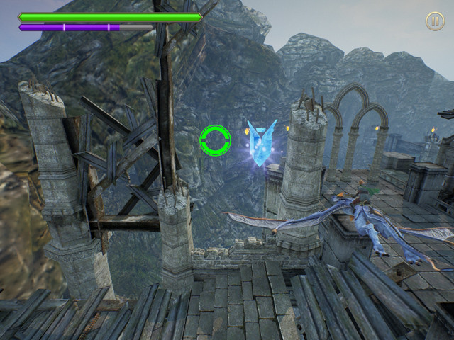 美しい風景の中でドラゴンの背に乗って戦う を楽しむゲーム ゲイルライダー レビュー