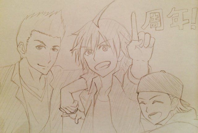 1周年 だぜ テラシマ流星群