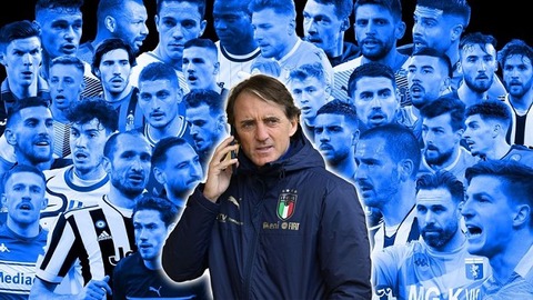 ブルーマンチーニ＆選手ら背景650