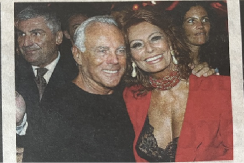 Armaniソフィアローレンと