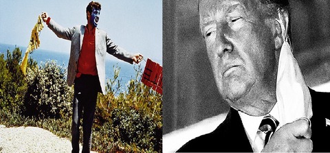 気狂いピエロ+トランプ合成