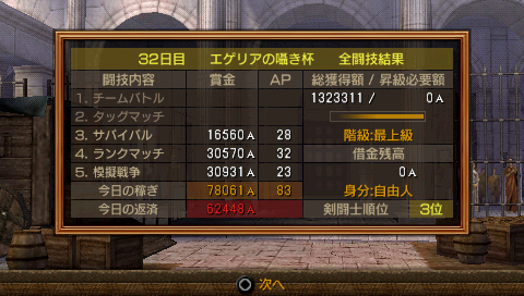 クリア 剣闘士 グラディエータービギンズ Pspが俺を呼ぶ 今 積みゲー崩してます