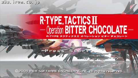 未開封R-TYPE タクティクスII オペレーション ビター チョコレート R-TYPE TACTICS Ⅱ オペレーション ビターチョコレート psp 中古