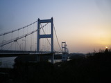 夕焼けの来島海峡大橋