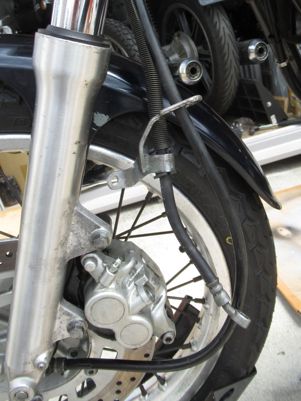 ブレーキホース フロント メッシュ SRV250用 メッシュブレーキホース 5
