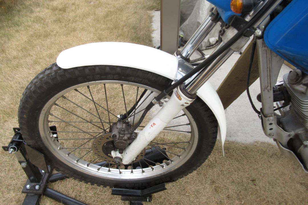 TLM220用 フロントフェンダーに交換（TL125） : シャフトドライブ生活