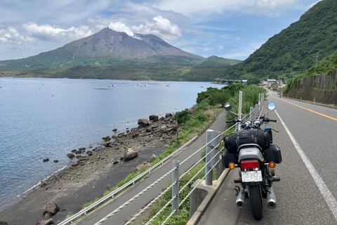2024年初夏ツーリング(9) 九州上陸⑤-2＿GX10万km達成～桜島～霧島