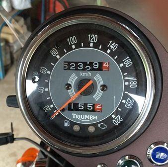 ボンネビルT100 スピードメーター トライアンフ(TRIUMPH) 純正