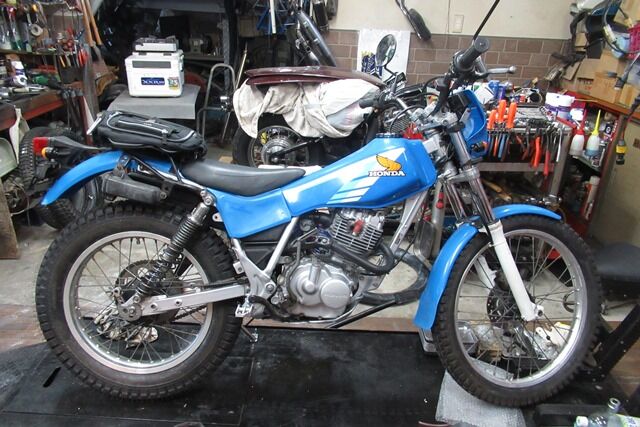 TL125タイヤ交換 : シャフトドライブ生活 TL125タイヤ交換 : シャフトドライブ生活
