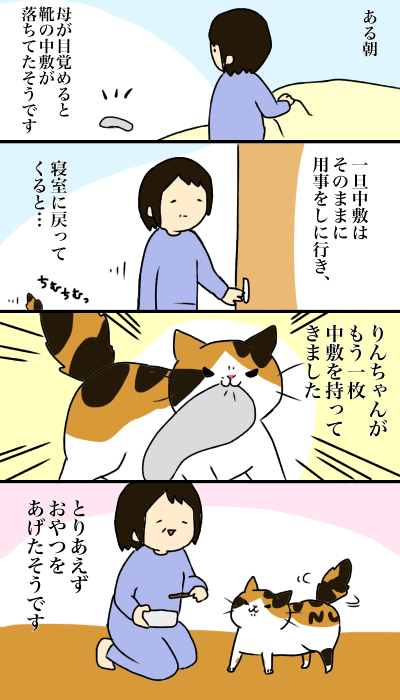偉いね 猫6匹のいる生活