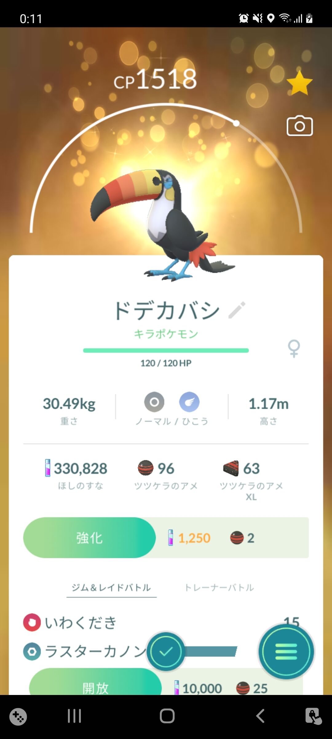 キラポケモン ツツケラ ゲット Terumonぼうけんノート