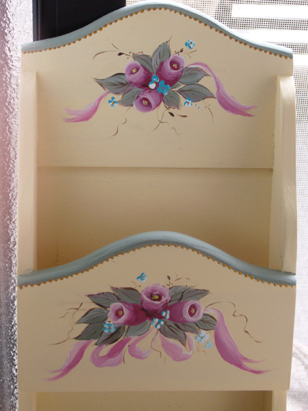 トールペイント / アッセンデルフト 三段ラック : 手作り花工房