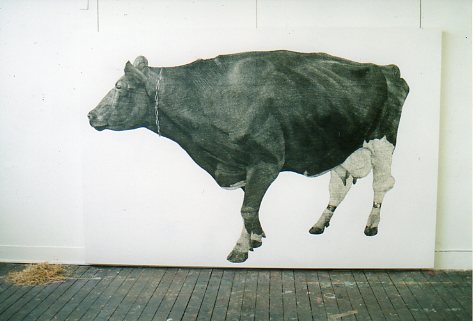 冨田美穂 牛の版画 但馬牛 照長土井物語