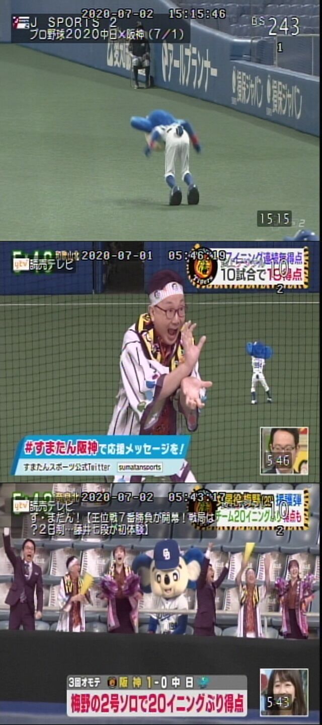 プロ野球 中継事情