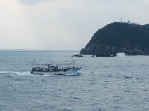 風景■!美保関灯台・漁船 フェリーR020203